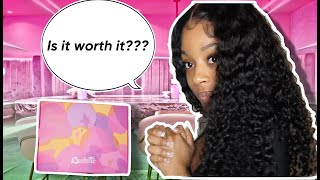 Reshine hair review 4x4 Water Wave wig NOT SPONSORED [upl. by Akila]