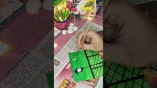 Lamp post in mini canvas art shorts shortvideo paintingideas diy canvas lamplight [upl. by Hannie]