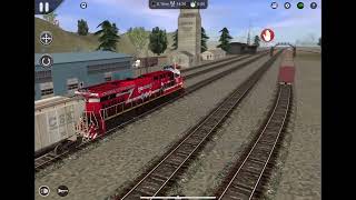 Trainz 2  BNSF Intermodal Train On The Tehachapi Pass [upl. by Macur]