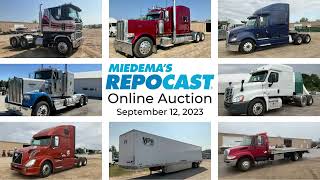 Semi Truck amp Trailer  Online Auction  Repocast [upl. by Noonan]