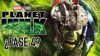 ¡Brutal ¿PLANET HULK en la FASE 4 Tony Stark se SACRIFICARÁ con la THORBUSTER [upl. by Idnod]