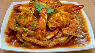 Crab CurryAndhra style peethalu curryCrab MasalaPeethalu pulusu curryhow to make easy crab curry [upl. by Bertram605]