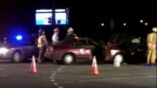 Traffic Accident Latrobe PA 011012 [upl. by Ardnwahsal]