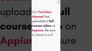 Mobile Automation Appium  JS Testing Academy [upl. by Millar586]