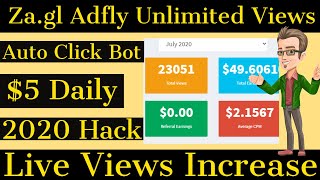 increase views zagl adfly live proof in 2021 [upl. by Hterrag]