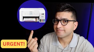 Epson Eco Tank Printer OWNERS  You Need To Know This  Avoid CLOGS  Maintenance Box Replacement [upl. by Sigismundo]