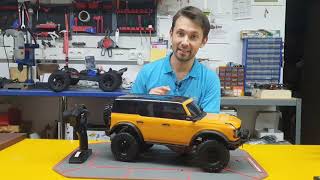 Traxxas TRX4 Ford Bronco 2021 Unboxing und Testfahrt [upl. by Anegue49]