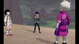 Bede wild area and Hammerlocke dialogue Pokémon Sword Shield [upl. by Lihcox]