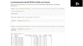 21 Importación edición y exportación de datos en R [upl. by Ecilayram]