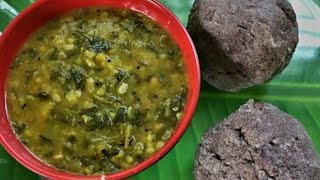 Keerai Kootu in Tamil  ராகி களி கீரை குழம்பு keera kolambu  Keerai Sambar Recipe  Keerai Masiyal [upl. by Alios]