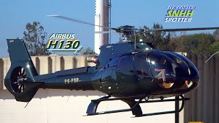 AIRBUS H130 PSPBP  Acionamento e Decolagem VIP H130 Helicopter Engine Startup and Takeoff [upl. by Sirah]