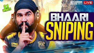 BHAARI SNIPING 31 UPDATE  BGMI LIVE  GTXPREET PUBG LIVE [upl. by Brook251]