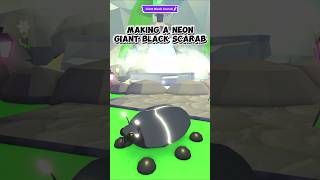 Making a Neon Giant Black Scarab in PlayAdoptMe [upl. by Neira71]