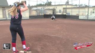 2017 Delaney Pamplin PitcherOutfield Softball Skills Video [upl. by Oleic]