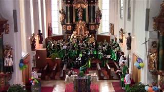 Lumpenkapelle Boos Fasching 2018  Narrenmesse Boos Highland Cathedral [upl. by Wadleigh]