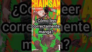 COMO LEER MANGA CORRECTAMENTE manga chainsawman [upl. by Wobniar]