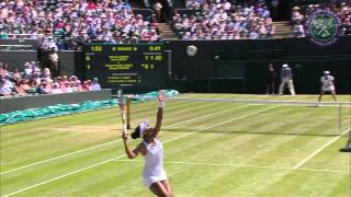 2015 Day 11 Highlights Hingis amp Mirza vs KopsJones amp Spears semifinal [upl. by Trudi]