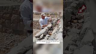 Stone Wall Artistry in Syria 🧱 MasterMason 🔨 [upl. by Helbon]