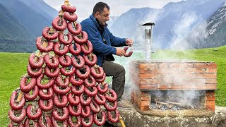 Selbstgemachte Wurst nach uraltem Rezept Fleischtradition in Naturdärmen [upl. by Dnalevelc]