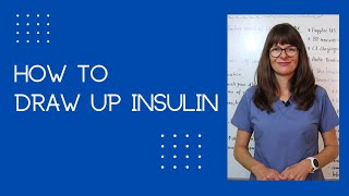 How to draw up Insulin [upl. by Mchale]