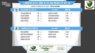 Lindfield CC 2nd XI v Palmers CC 1st XI [upl. by Oriaj]