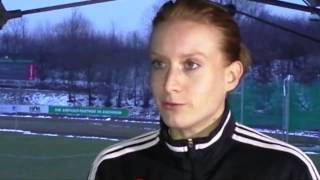 FC Bayern Spielführerin Kathrin Längert im Interview vor Spitzenspiel gegen Potsdam [upl. by Gefen433]