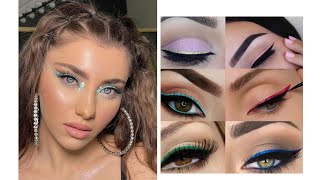 Double Winged Eyeliner tutorial  eyeliner eyeliner wingedeyeliner usa [upl. by Siaht538]