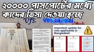 ইতালি এম্বাসি যাদেরকে ভিসা দিচ্ছে ও কার্যক্রম। ITALY EMBASSY amp VFS GLOBAL VISA 2024SM on the EUROPE [upl. by Ares951]