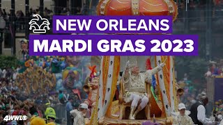 Live Mardi Gras 2023 in New Orleans [upl. by Dustan]