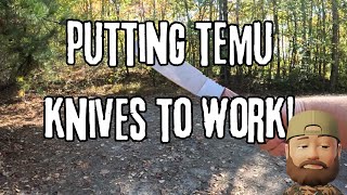 Putting Temu knives to work [upl. by Stuckey]