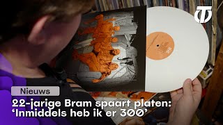 Nieuws  22jarige Bram spaart platen ‘Inmiddels heb ik er 300’ [upl. by Resee]