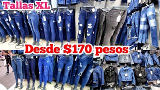 ROPA DE MEZCLILLA ECONÓMICA en la CDMX 😱 pantalones de mezclilla chamarras de mezclilla [upl. by Prospero]