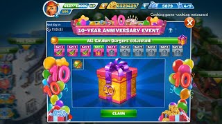 Cooking Fever  10 YEAR ANNIVERSARY EVENT  DAY  4 [upl. by Hertzfeld]