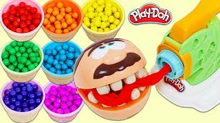 Pretend Cooking for Mr Play Doh Head [upl. by Ttezzil]