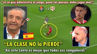 quotJAMES HACE LA DIFERENCIAquot PERIODISTAS ESPAÑOLES se RINDEN a JAMES RODRIGUEZ HOY con RAYO VALLECANO [upl. by Nameloc]