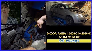 Skoda Fabia 14TDI Oil ChangeSmall Service [upl. by Lamdin803]