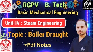 RGPV BME UNIT4 Boiler Draught I Gateway Classes [upl. by Lezah200]