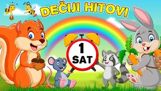 Najveći dečiji hitovi MIX  Sat vremena MUZIKE za DECU  Najlepše dečije pesme  Životinje za decu [upl. by Nirret]