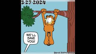 Funny Garfield Comics 26  Climbing a tree youtube garfield funny memes shorts animation meme [upl. by Geibel260]