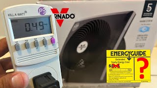 VORNADO Fan  Energy consumption test [upl. by Onil854]