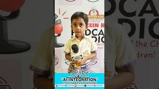 VVIHAAN KANNAJKG delivers oration in Daily Developmentaligning with AI project Einstein kids [upl. by Aileahcim608]