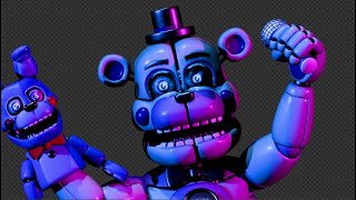 funtime freddy jumpscare remake BLENDERFNAF [upl. by Ronica]