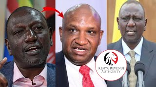 HIVI SASA RUTO atoa ONYO KALI kwa KRA atishia KUMCHUKULIA hatua KAMISHNA wa KRA kwa UHALIFU huu [upl. by Viquelia]