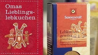 Omas liebstes Lebkuchen Rezept  SONNENTOR [upl. by Ordnagela884]