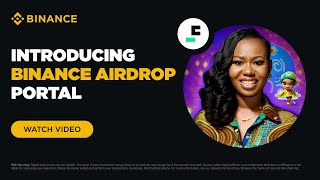 Introducing Binance Airdrop Portal  Guide [upl. by Haramat]