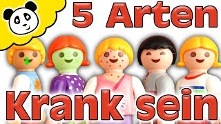 Playmobil Familie  5 Arten Krank sein  Playmobil Film [upl. by Lyrrad337]