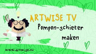 Proefje Pompon schieter maken [upl. by Aden]