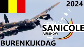 BURENKIJKDAG  INTERNATIONAL SANICOLE AIRSHOW BELGIUM 2024 amp AIR BASE KLEINE BROGEL 20092024 [upl. by Zeiger]