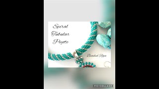 Spiral Tubular Peyote  Beaded Rope [upl. by Rucker]