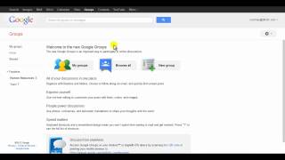 Simplified Google Groups Homescreen [upl. by Nyrtak]